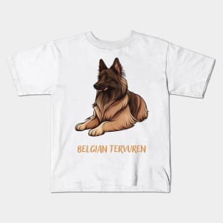 Belgian Tervuren Kids T-Shirt